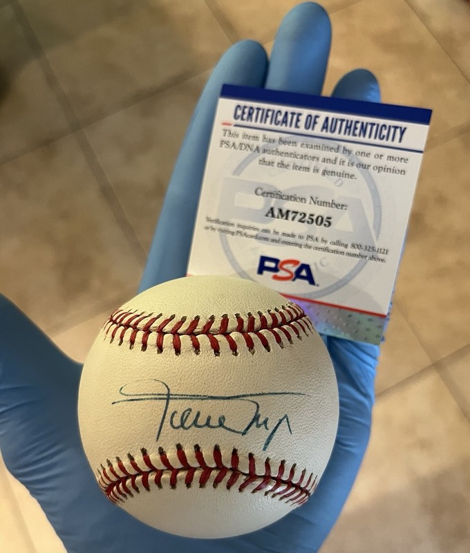 Willie Mays Autograph Baseball PSA DNA Cert Signed Clean White Ball MUST SEE! view 2