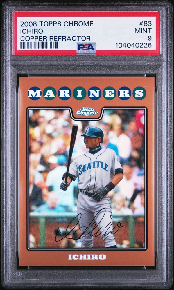 2008 Topps Chrome - Ichiro Suzuki #83 Copper Refractor /599 PSA 9