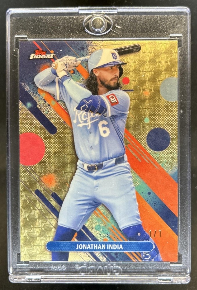 2025 Topps Finest Jonathan India Common SuperFractor #1/1 Royals