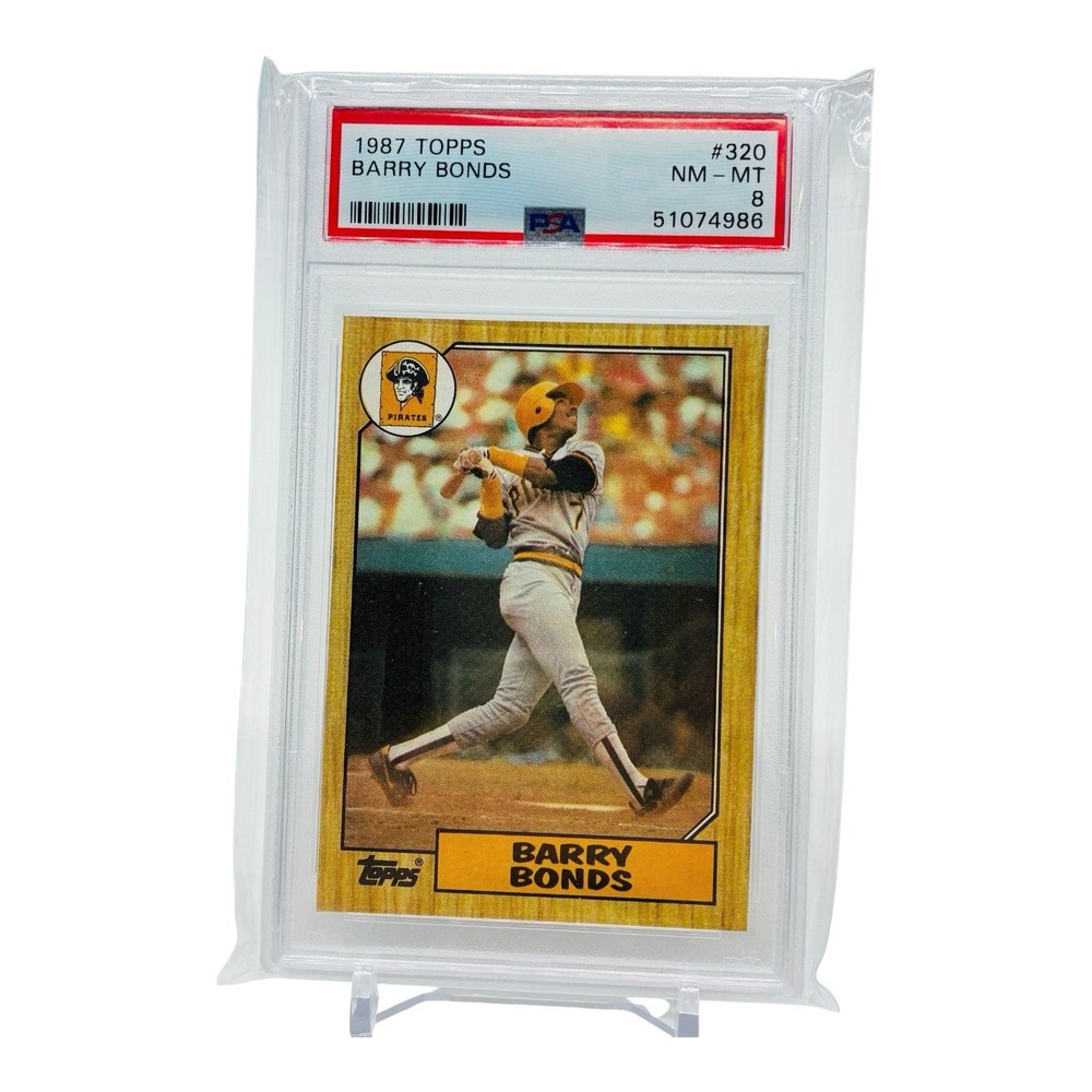 1987 Topps Barry Bonds (RC) #320 PSA 8 ROOKIE