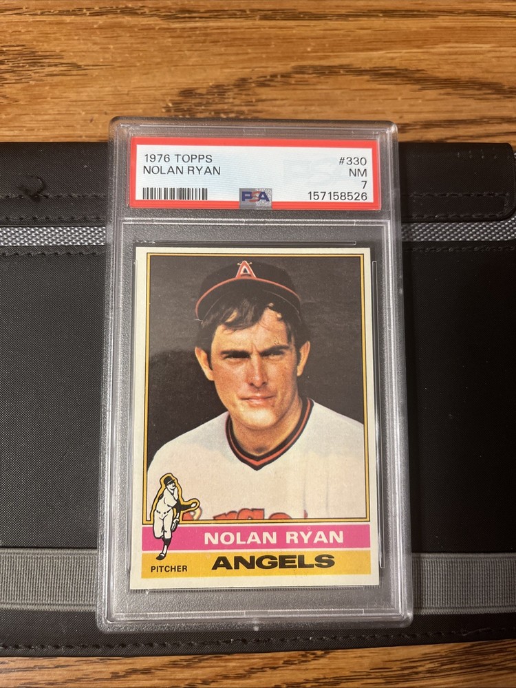 1976 Topps #330 Nolan Ryan Graded PSA 7