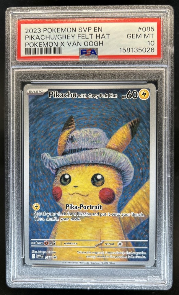 2023-25 Pokemon SV Black Star Promos Pikachu 2023 #085 PSA 10 GEM MINT