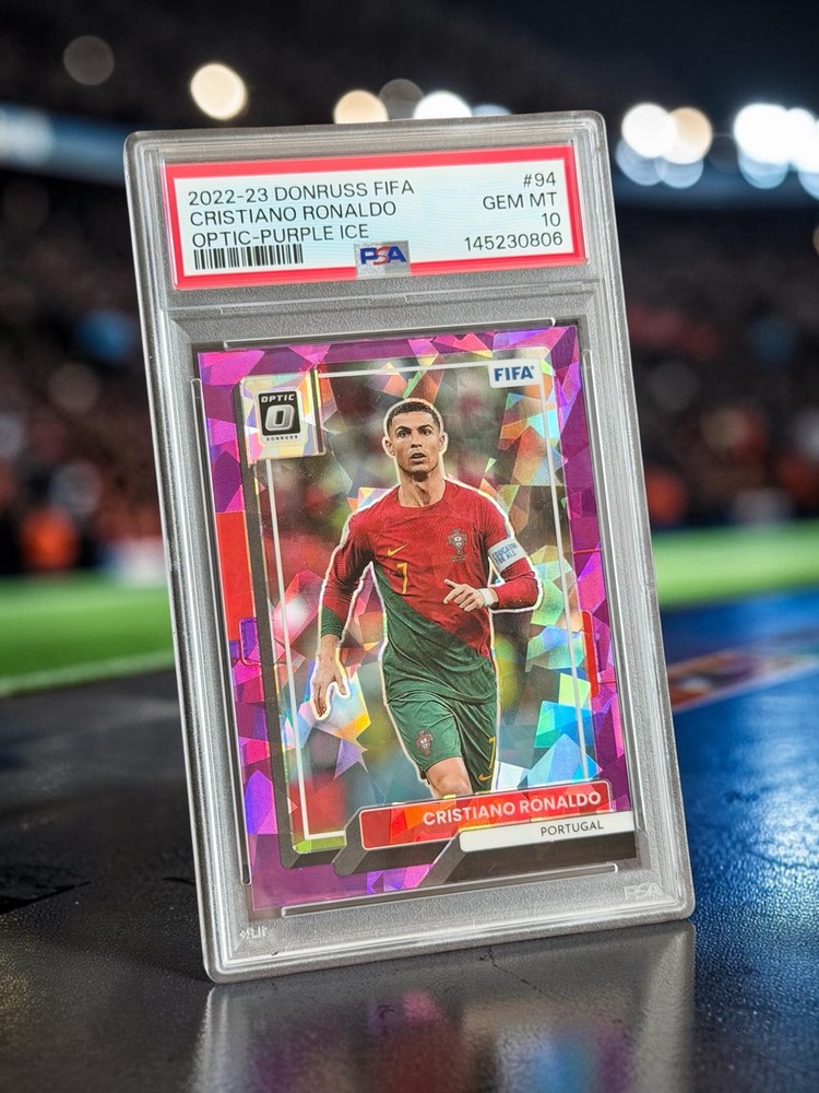 2022-23 Panini Donruss - Cristiano Ronaldo #94 Optic Purple Ice Prizm /99