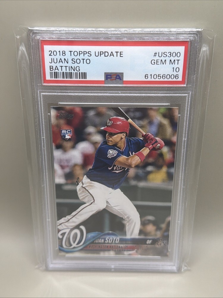 Juan Soto 2018 Topps Update RC #US300 PSA 10 Gem Mint Nationals