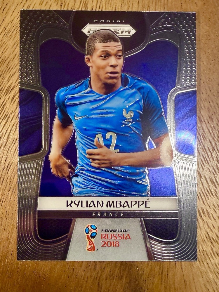 2018 Panini Prizm Rookie World Cup Kylian Mbappe #80 RC WC Investment 📈