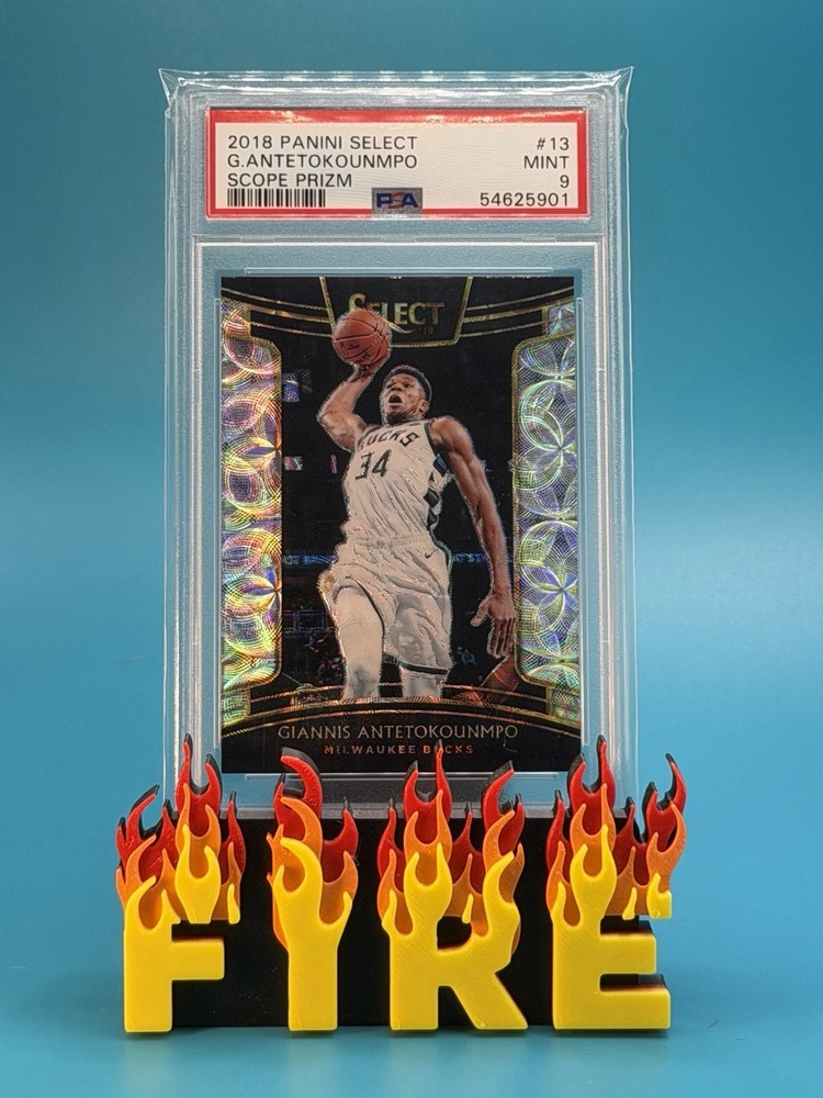 2018 Panini Select Giannis Antetokounmpo Scope Prizm PSA 9 Mint