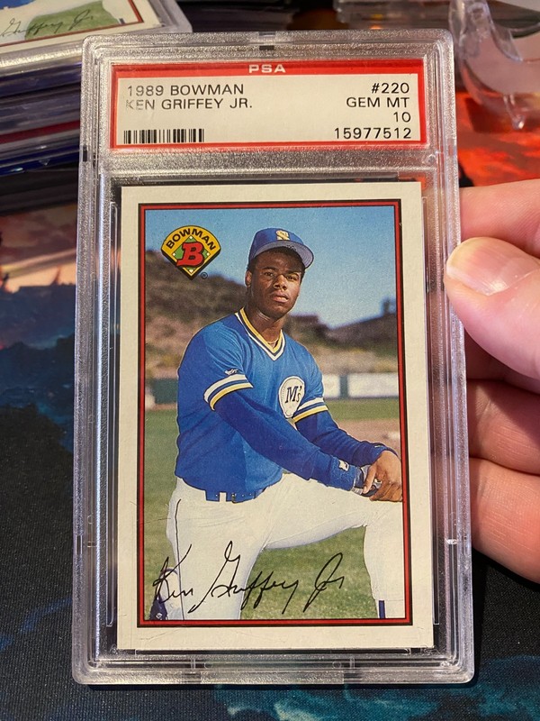 1989 Bowman Ken Griffey Jr. PSA 10 view 2