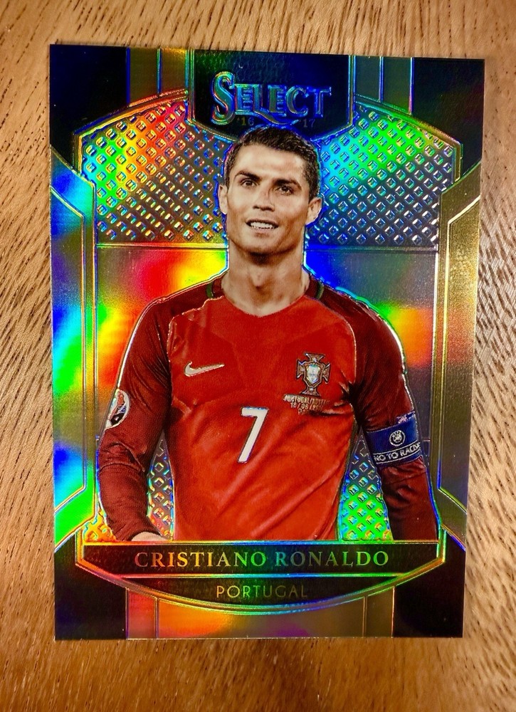2016-17 Panini Select Cristiano Ronaldo Silver #1 Refractor SP Portugal Invest