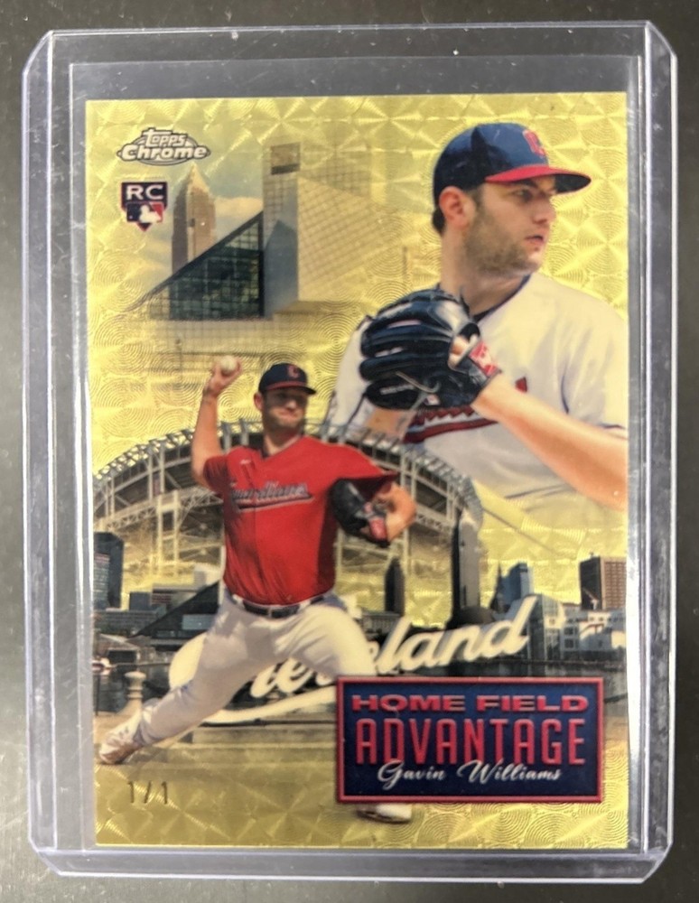 2024 Topps Chrome Update Gavin Williams Home Field Advantage RC Superfractor 1/1