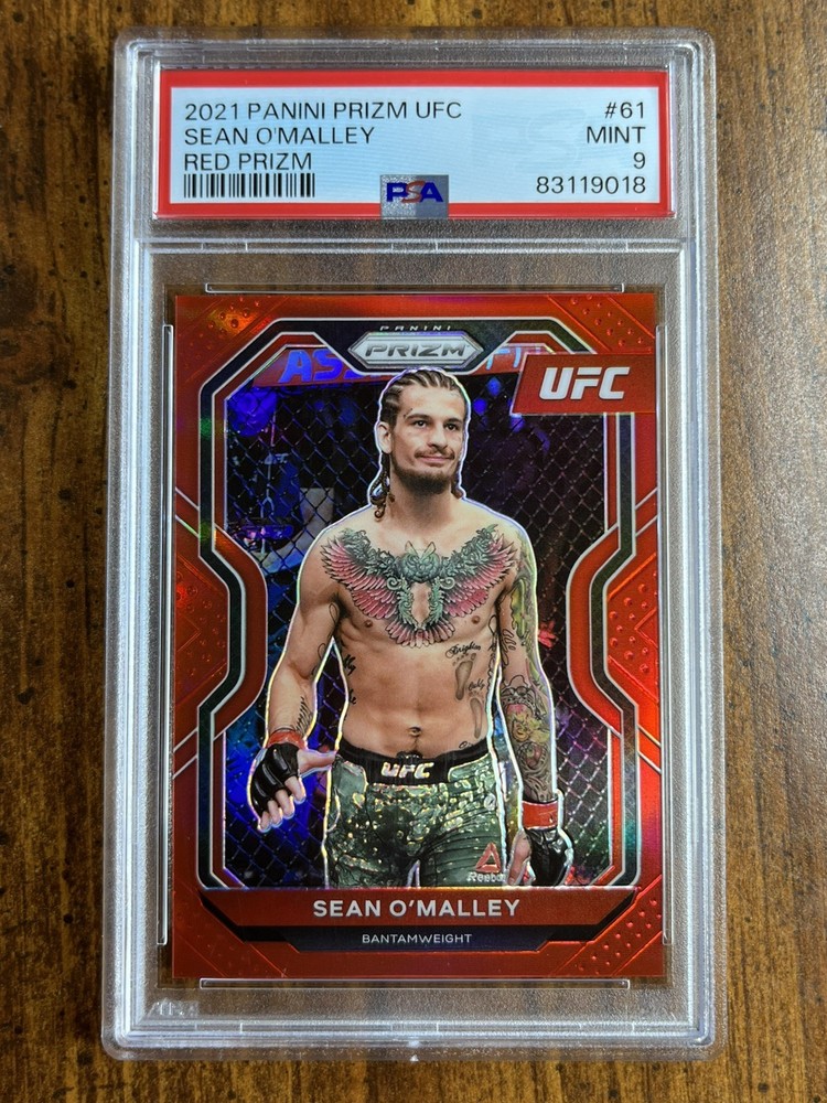 Sean O’Malley • 2021 Panini Prizm Red /275 #61 PSA 9 • UFC Champion 🇺🇸🥊🥋