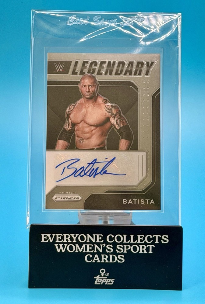 2022 Panini Prizm WWE BATISTA Legendary Signatures Auto Ready 2 Grade
