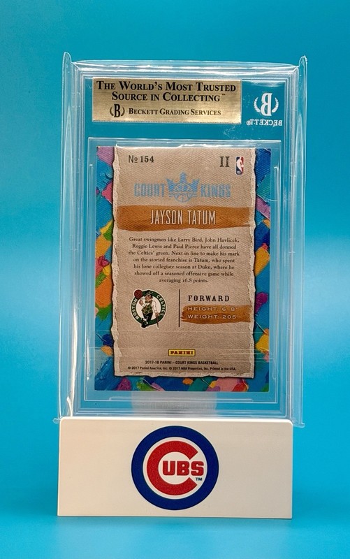 2017-18 Panini Court Kings - Jayson Tatum #154 Level 2 Rookie RC BGS 9.5 HOF π view 2