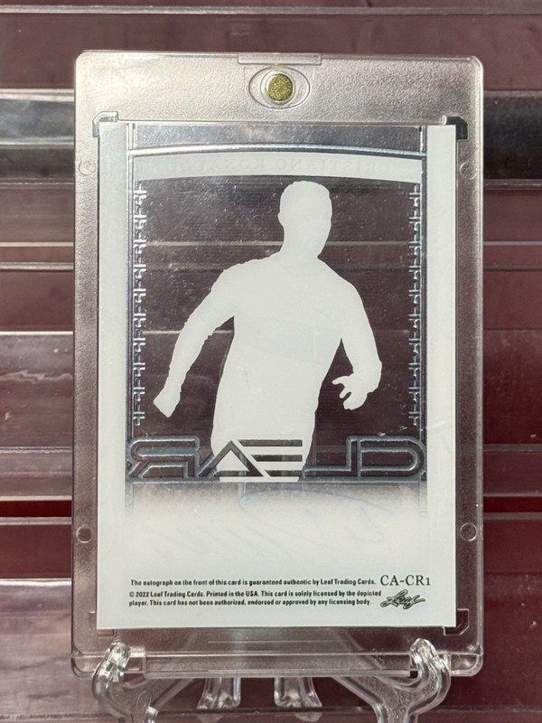Cristiano Ronaldo AUTO - Portugal - 2022 Leaf Trinity Clear - SSP /2 view 2