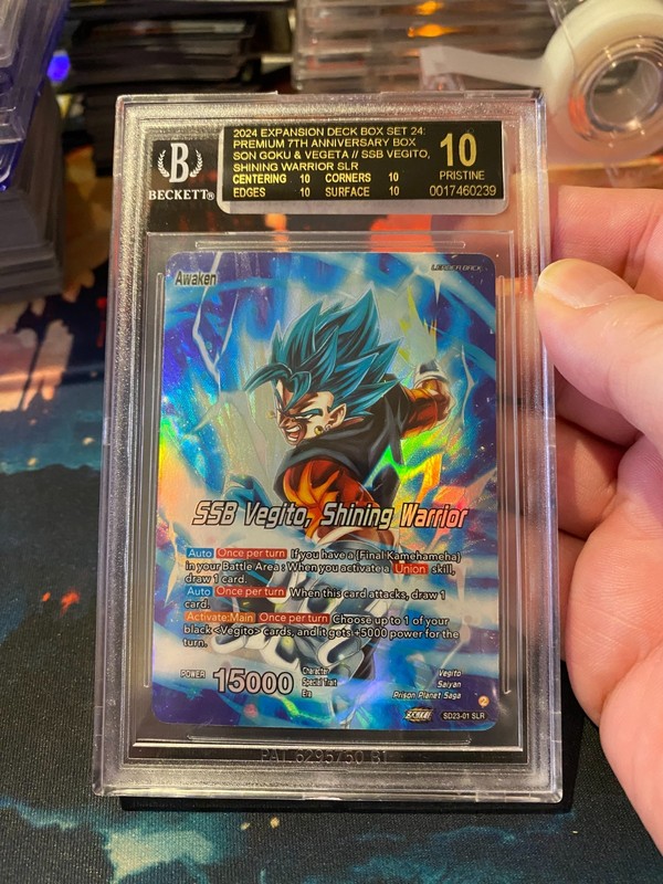 2024 Dragon Ball SSB Vegito Shining Warrior BGS 10 Black Label view 2