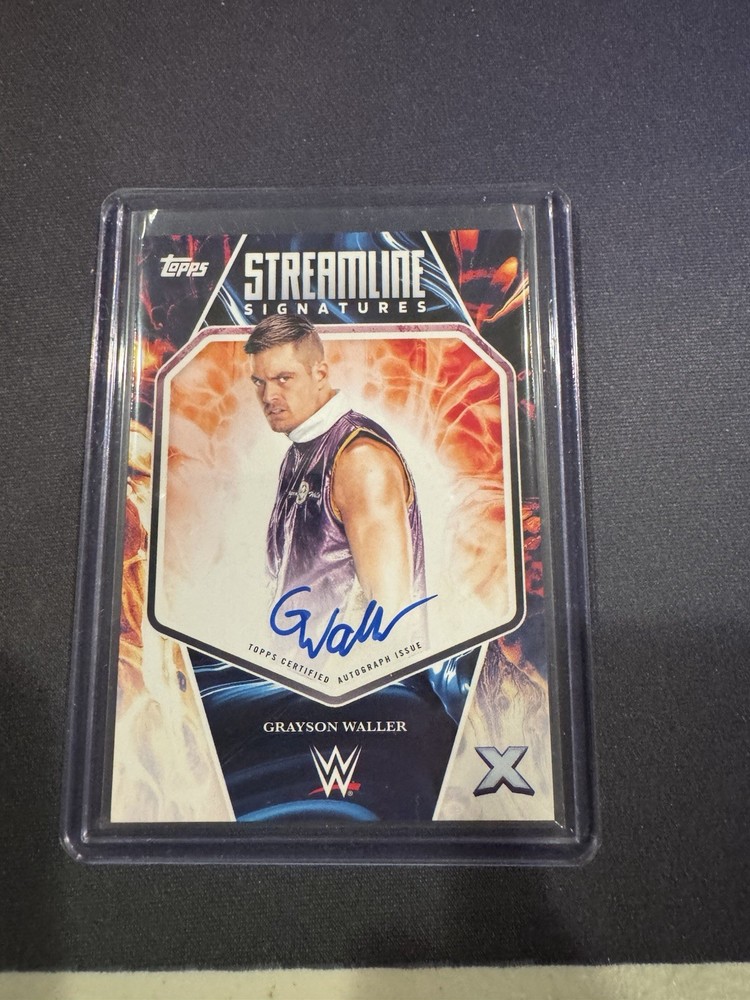 2025 Topps WWE Exalted GRAYSON WALLER Streamline Signatures On Card Auto!