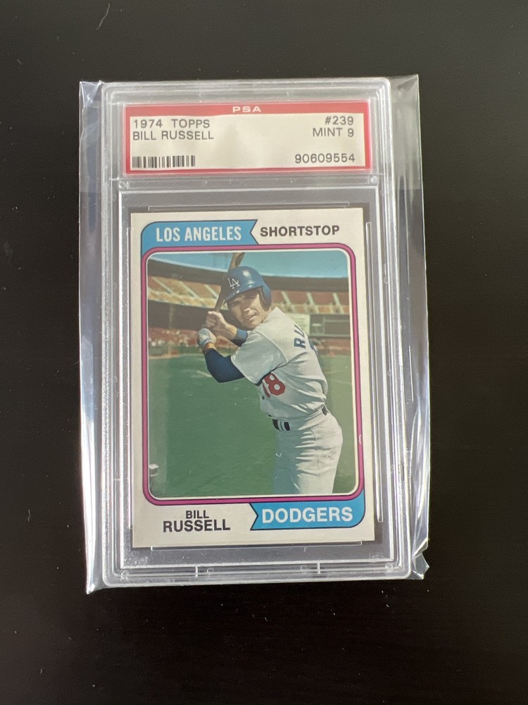 1974 Topps #239 Bill Russell PSA 9