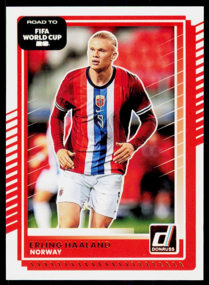 2025-26 Donruss Road to FIFA World Cup Erling Haaland 170 Norway