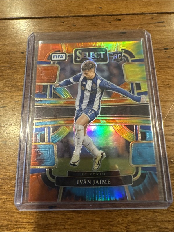 2023-24 Panini Select FIFA - Terrace Ivan Jaime #44 Tie-Dye Prizm RC 4/30 view 2