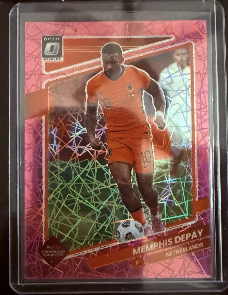 2021-22 Panini Donruss Optic - Memphis Depay #98 Pink Velocity /25 Netherlands
