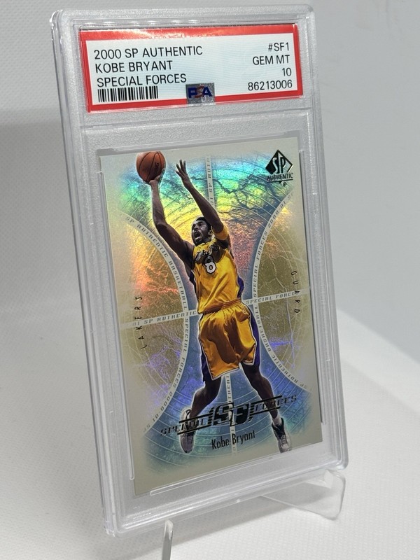 2000-01 SP Authentic KOBE BRYANT Special Forces #SF1 PSA 10 Gem Mint Lakers view 2