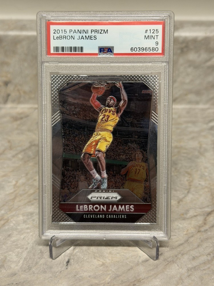 2015 Panini Prizm #125 LeBron James Cleveland Cavaliers PSA 9 MINT