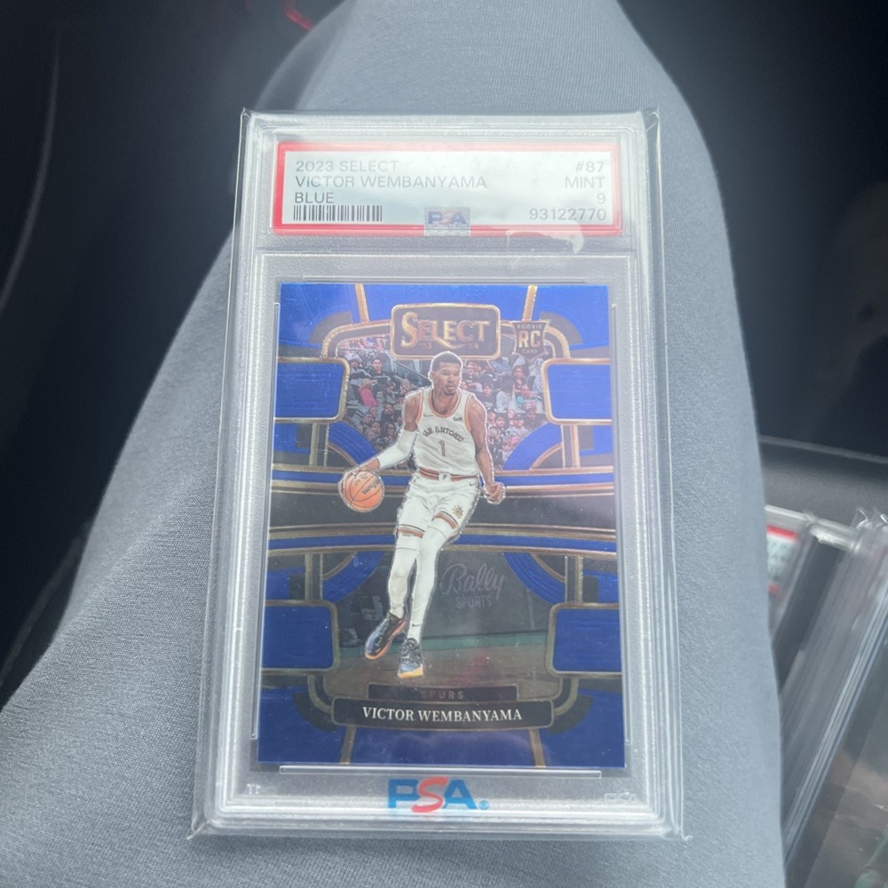 Victor Wembanyama (RC) 2023 Select- Blue  #87🏀 PSA Mint 9 