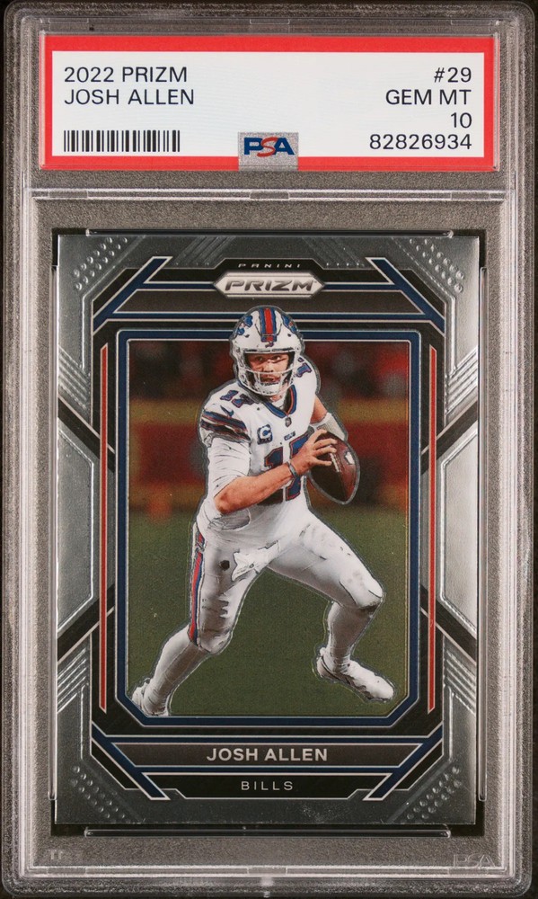 2022 Panini Prizm Josh Allen #29 PSA 10