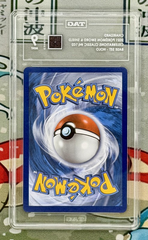 TAG 9 Charizard 4/102 SWSH Celebrations Classic Collection Holo Pokemon Card view 2
