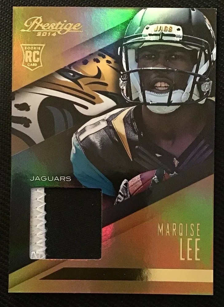 MARQISE LEE AUTHENTIC CERTIFIED GAME USED JERSEY CARD JACKSONVILLE JAGUARS