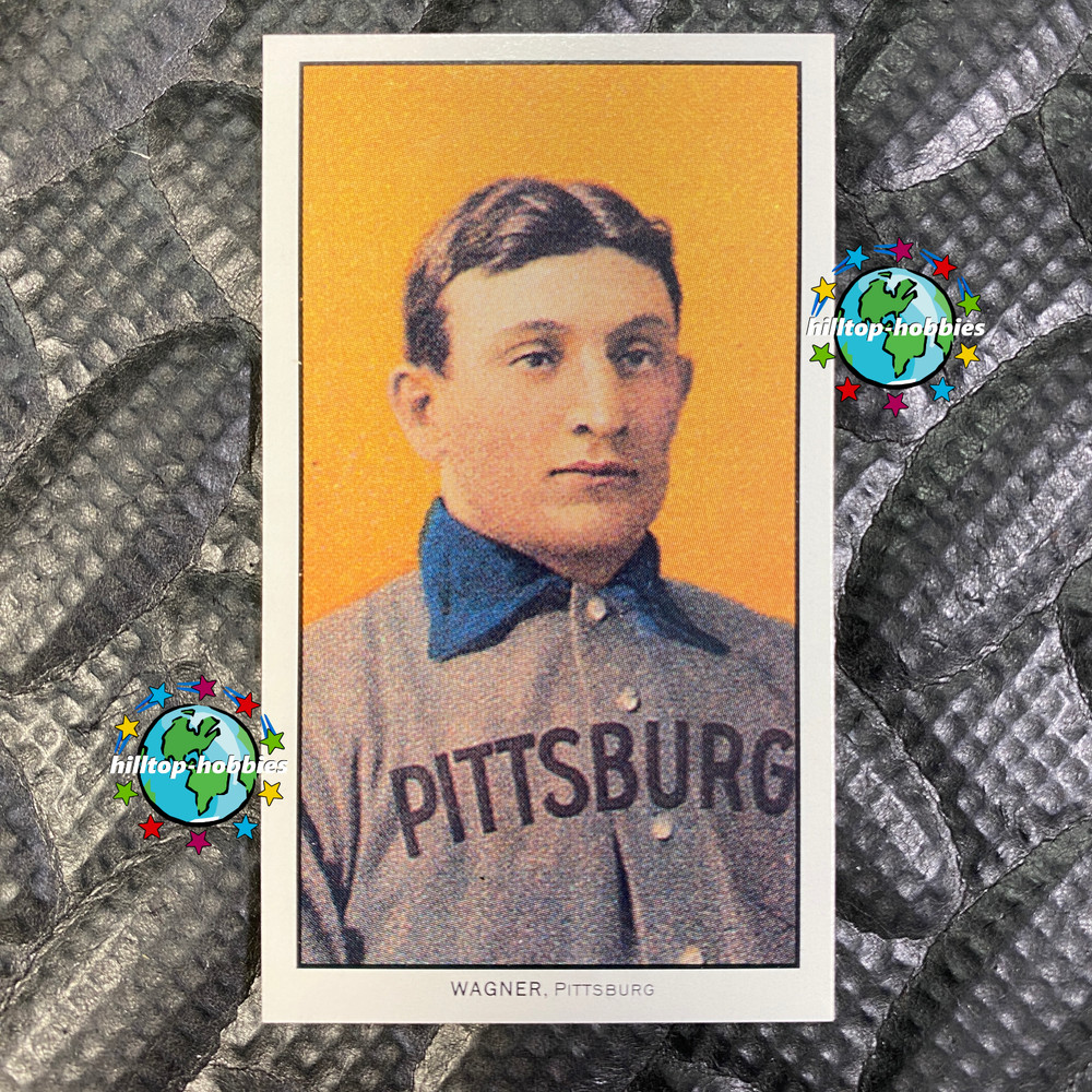 *1995 REPRINT* 1909 T206 HONUS WAGNER ROOKIE TOBACCO CARD PIEDMONT CIGARETTES AD view 1