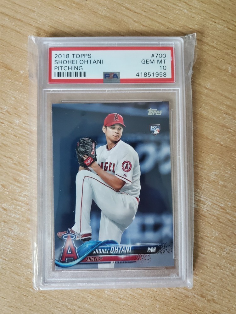 2018 Topps Series 2 Shohei Ohtani rookie card #700 PSA 10 GEM MINT