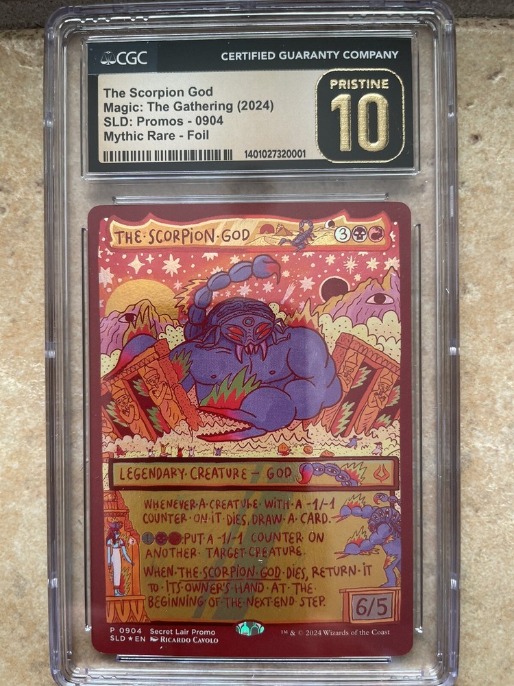 MtG - FOIL The Scorpion God - Secret Lair Drop Series Promos  - CGC PRISTINE 10!