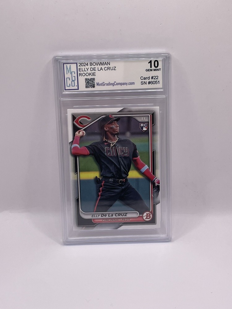 2024 Bowman Elly De La Cruz Rookie Graded MGCo. Gem Mint 10!