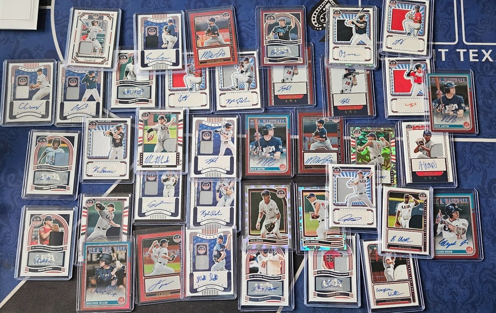 DIRT CHEAP PROSPECT AUTOS!!  2024 Panini USA Baseball Stars & Stripes - Pick!