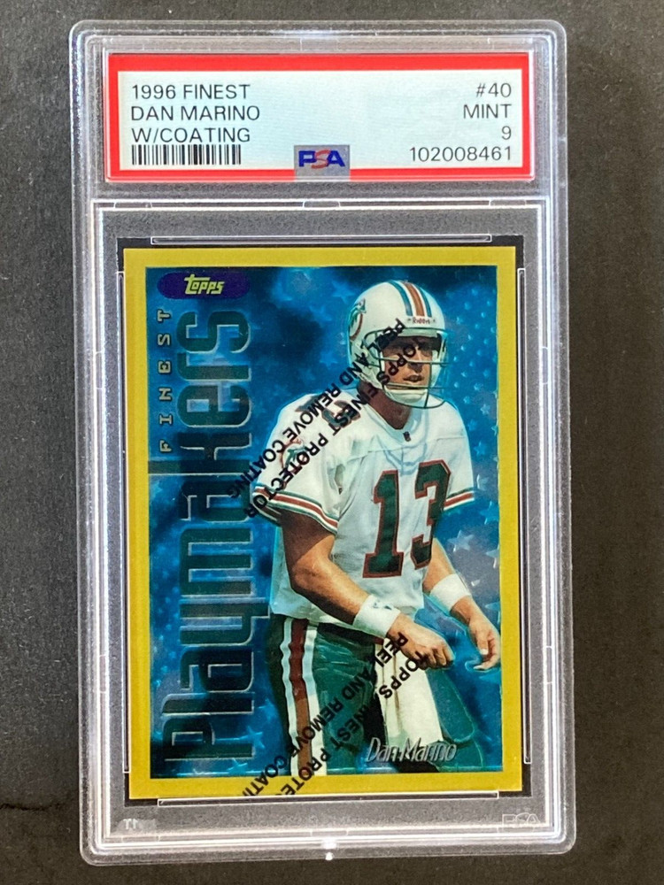 1996 Finest #40 Dan Marino PSA 9