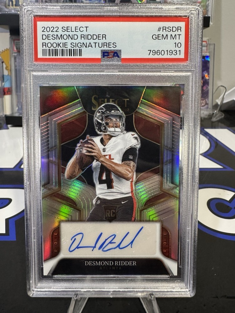 2022 Select Desmond Ridder #RSDR Rookie Silver Signatures Auto /199 PSA 10 GEM