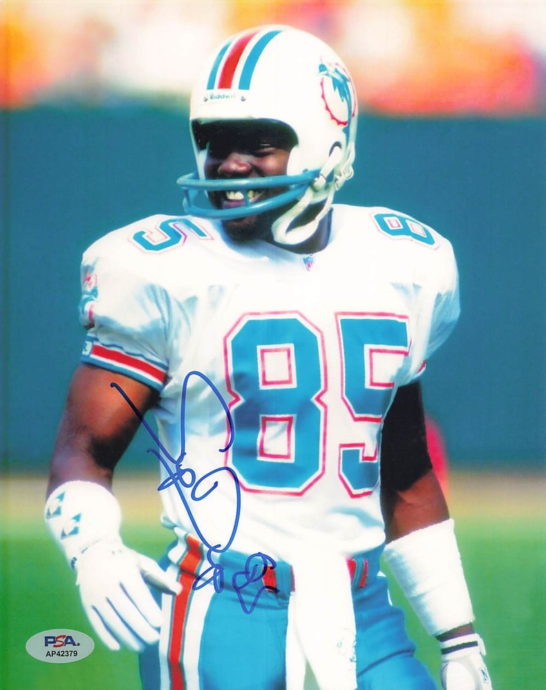 Mark Duper Dolphins Signed 8x10 Photo Autograph PSA/DNA AP42379