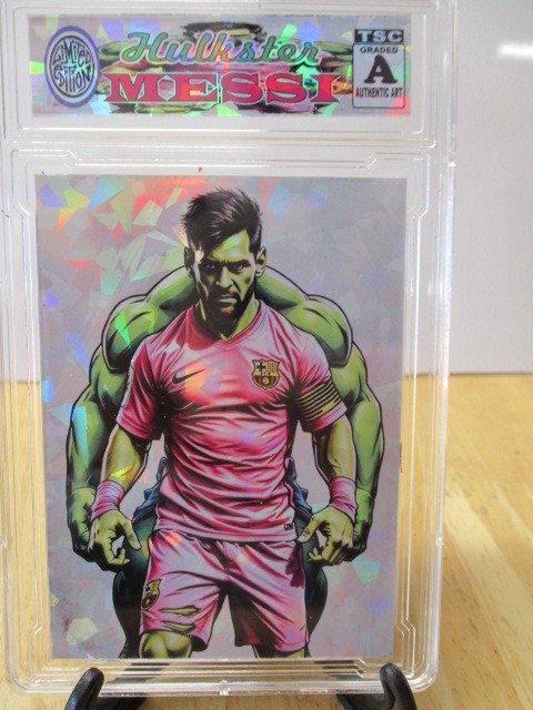 2025 Soccer Lionel Messi Hulkster SP /200 Ice Refractor  dc8 rc