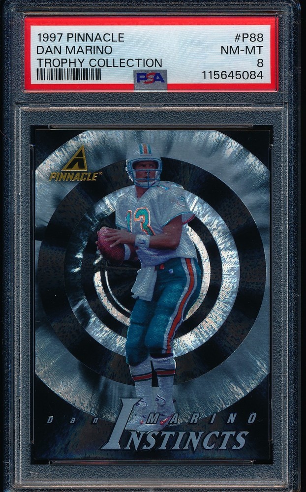 1997 PINNACLE DAN MARINO TROPHY COLLECTION #P88 PSA 8