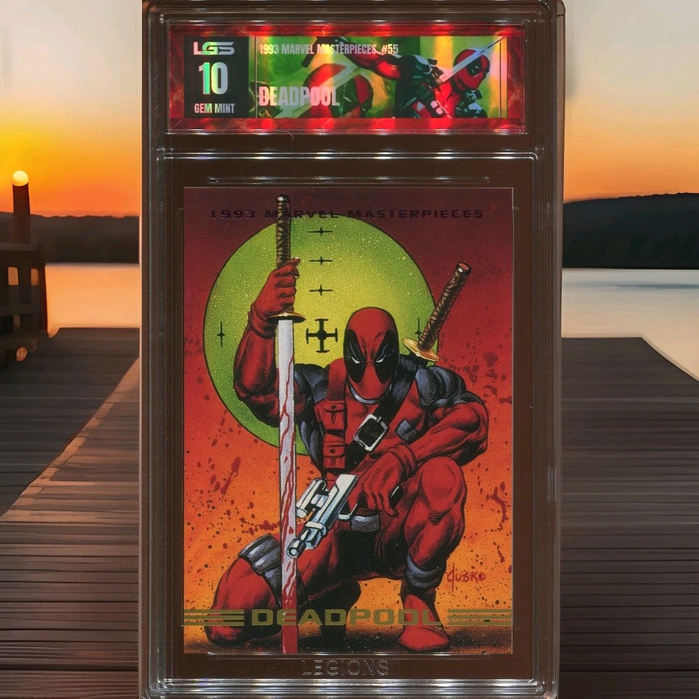 1993 MARVEL MASTERPIECES DEADPOOL #55 LEGIONS GRADING SERVICES LGS GEM MINT 10