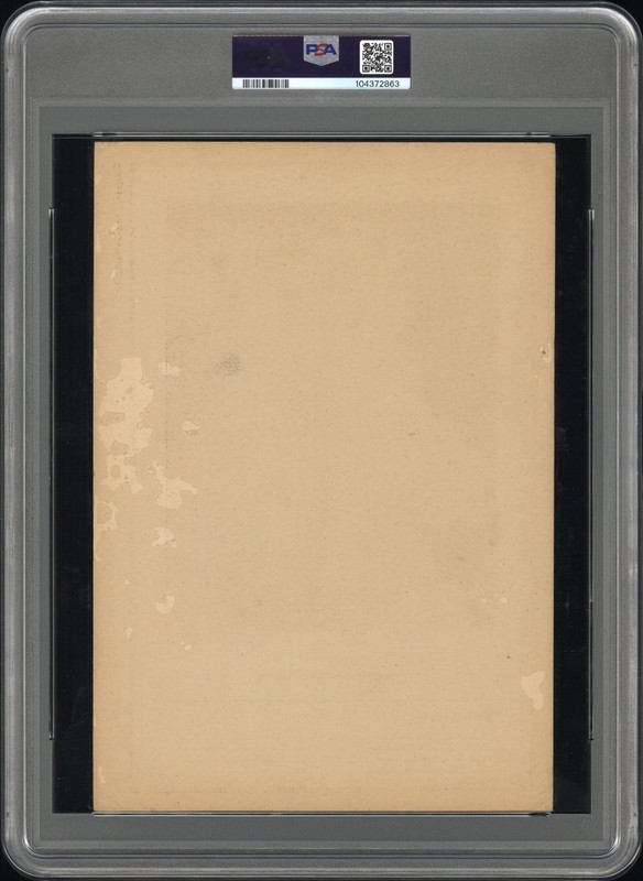 1946 W603 Sports Exchange Honus Wagner PSA 1 **Looks Much Better** view 2