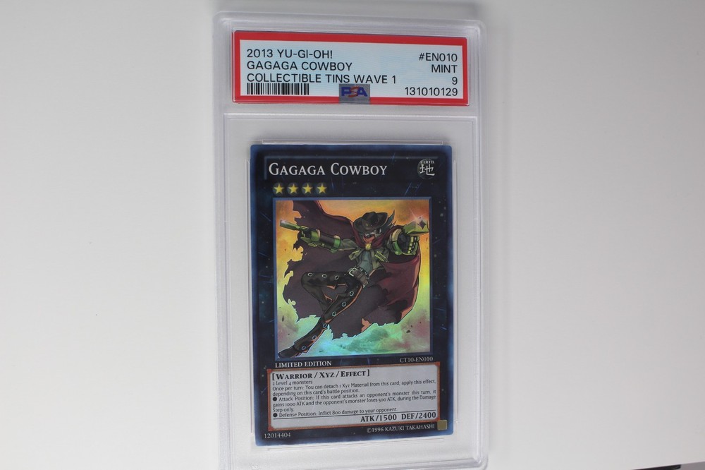 2013 Yu-Gi-Oh! Gagaga Cowboy CT10-EN010 PSA 9
