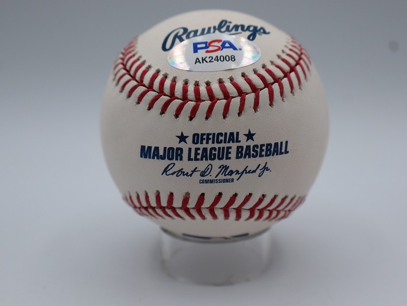 Larry Bird Signed Baseball Autograph Auto PSA/DNA AK24008 view 2