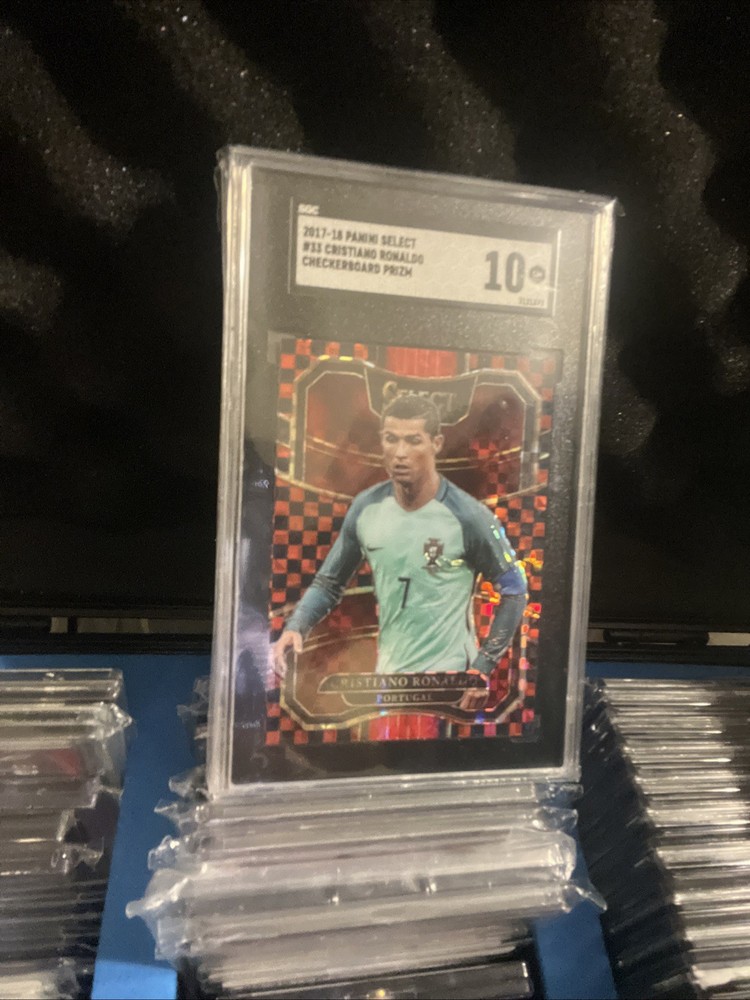 2017-18 Panini Select - Terrace Cristiano Ronaldo #33 Checkerboard Prizm