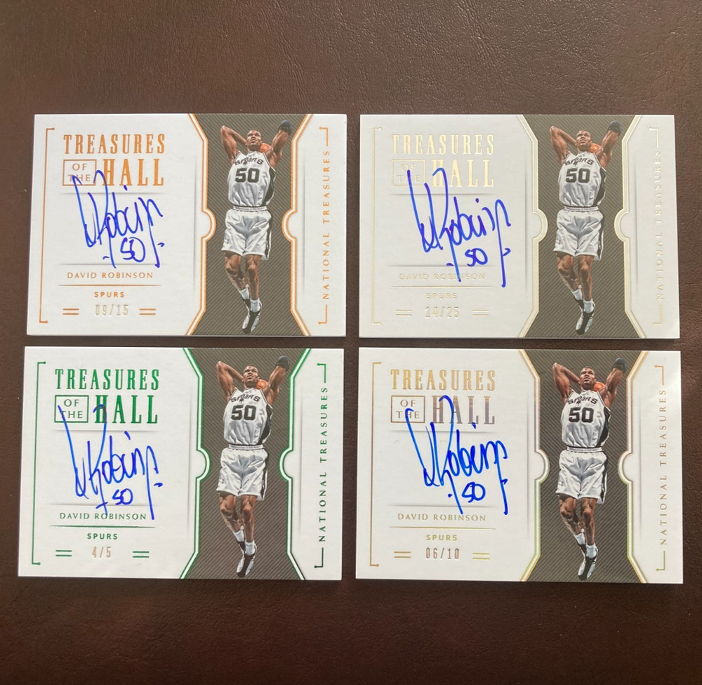 2018-19 Nat Treasures of the Hall Auto Emerald /5 Gold /10 Bronze /15 Silver /25
