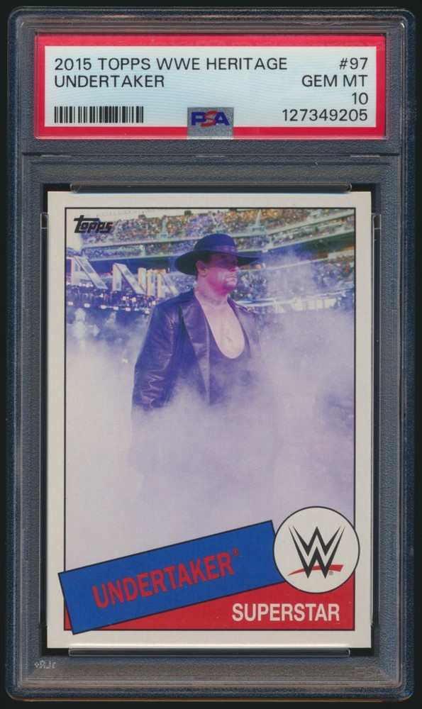 2015 Topps WWE Heritage 97 Undertaker PSA 10 WWF HOF Dead Man LOW POP