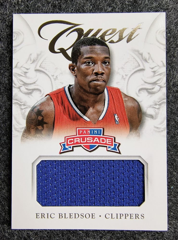 ERIC BLEDSOE Game Used Jersey Card  2012-13 Panini Crusade Quest