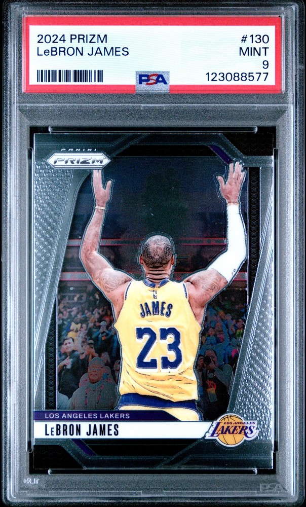 Lebron James 2024-25 Panini Prizm PSA 9 #130 Los Angeles Lakers
