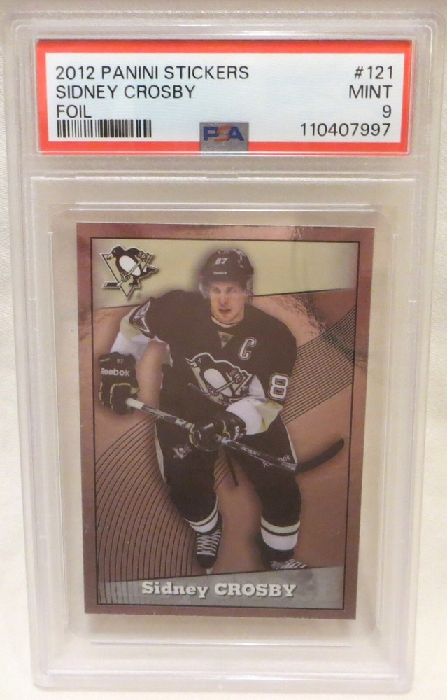 Sidney Crosby **PSA 9** MINT 2012 Panini Stickers #121 Pop 1 view 1
