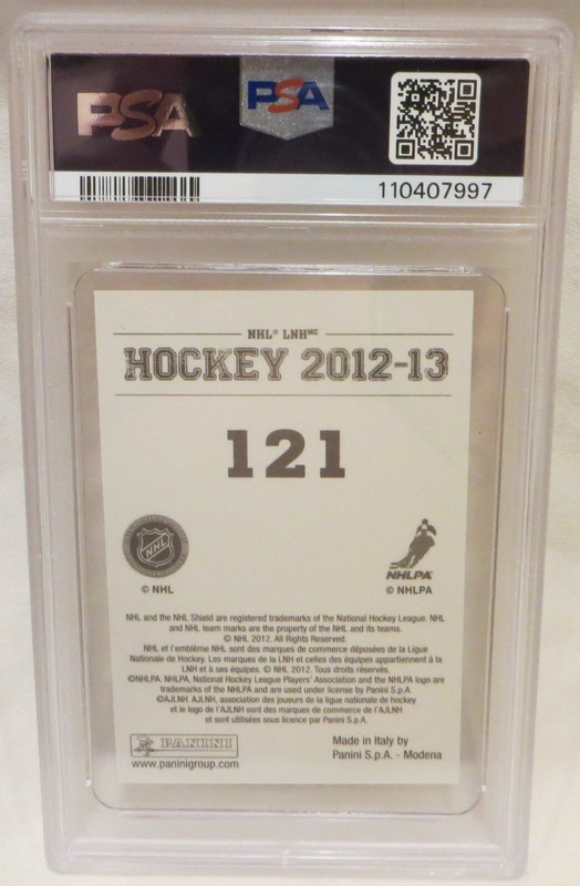 Sidney Crosby **PSA 9** MINT 2012 Panini Stickers #121 Pop 1 view 2